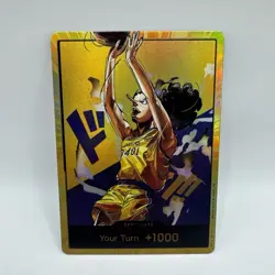 One Piece x Lakers - Usopp - Custom Gold Don Card English Textured With Foiling - Image 1
