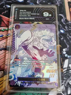 One Piece PRB02 English Gum-Gum Giant Alternate Art - OP09 #078 Au Grading 9,5 - Image 1