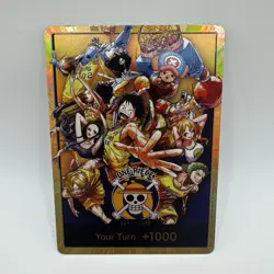 One Piece x Lakers Straw Hat Crew Custom Gold Don Card English Textured Foiling - Image 1