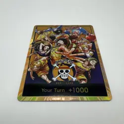 One Piece x Lakers Straw Hat Crew Custom Gold Don Card English Textured Foiling - Image 3