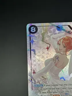 One Piece TCG English OP15-086 Nami Alt Art Parallel Wedding SR NM+ 2026 - Image 3