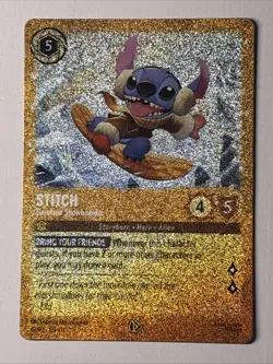 Disney Lorcana TCG Stitch-Carefree Snowboarder Foil Promo 42/P3 Lilo & Stitch - Image 4