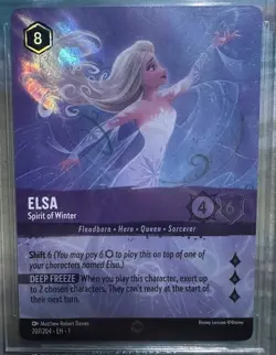Disney Lorcana enchanted Elsa Spirit of Winter Beckett 9.5 - Image 2