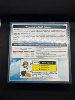 Weiss Schwarz Is It Wrong to Try to Pick Up Girls in a Dungeon Box 1st Ed EN - Image 4