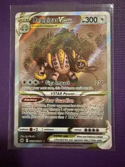 Regigigas VSTAR Crown Zenith Galarian Gallery Pokemon TCG Card #GG55/GG70 NM - Image 1