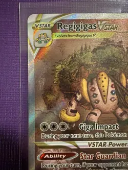 Regigigas VSTAR Crown Zenith Galarian Gallery Pokemon TCG Card #GG55/GG70 NM - Image 2