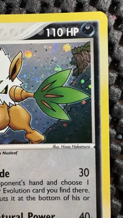 Shiftry 14/101 EX HIDDEN LEGENDS Pokemon Card Reverse Holo Black Star NM - Image 3