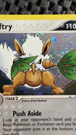 Shiftry 14/101 EX HIDDEN LEGENDS Pokemon Card Reverse Holo Black Star NM - Image 4