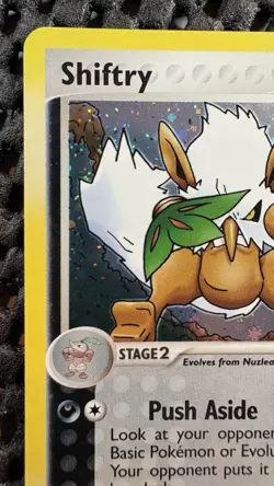 Shiftry 14/101 EX HIDDEN LEGENDS Pokemon Card Reverse Holo Black Star NM - Image 5