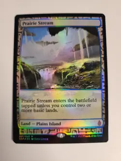 MTG Foil Prairie Stream Zendikar Expeditions Card NM Mint Condition - Image 1