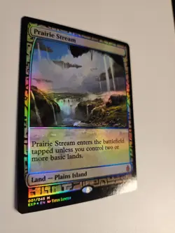 MTG Foil Prairie Stream Zendikar Expeditions Card NM Mint Condition - Image 4