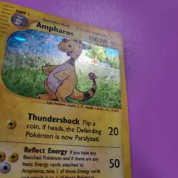 Ampharos Holo Rare H1/H32 Aquapolis Pokemon Card 2002 - Image 2