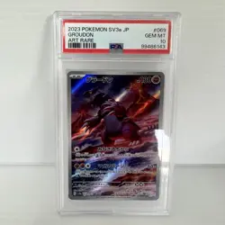 PSA 10 Groudon 069/062 - Japanese IR - Graded Pokemon Card - Image 1