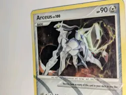 Flaws Arceus AR9 LV.100 HP 90 Holo Rare Pokemon Game Card,MP,Edge Wear,Scratches - Image 3
