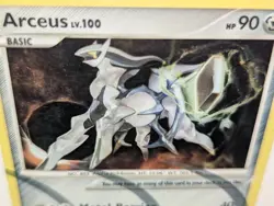 Flaws Arceus AR9 LV.100 HP 90 Holo Rare Pokemon Game Card,MP,Edge Wear,Scratches - Image 5