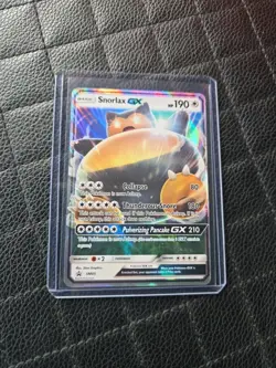 The Pokemon Company Snorlax GX Full Art Promo Holo SM05 190 HP Pokemon Card - Image 1