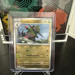 Fraxure - 069/086 - Masterball Holo - Black Bolt - Pokemon Card - Image 1