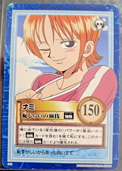 2000 BANDAI One Piece Hyper Battle NAMI SCARCE S43 EARLY CARD VINTAGE LUFFY CREW - Image 1