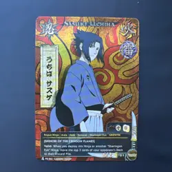 Sasuke Uchiha Holo Promo Card English Near Mint Samurai Rare - Image 1