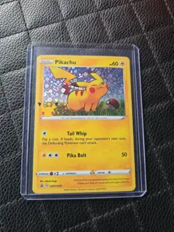 Pikachu SWSH039 Promo 25th Anniversary General Mills Holo Pokemon Card Ungraded - Image 1