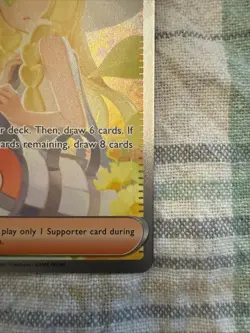 Pokemon TCG Holo Ultra Rare Full Art Lillie's Determination Trainer Card 184/132 - Image 3
