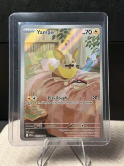 Yamper Pokemon TCG 099/094 Me02: Phantasmal Flames Illustration Rare Holo Card - Image 1