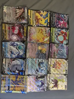 Jumbo Pokemon Ex Lot 15 Card Lot NM - Pikachu / Blastoise / Zekrom GX EX V - Image 1