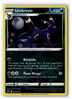Umbreon - SWSH129 SWSH: Sword & Shield Promo Cards Holo NM - Image 1