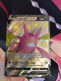 Crobat V - SWSH098 - Shiny Ultra Rare - SWSH Black Star Promos - Pokemon Card - Image 1