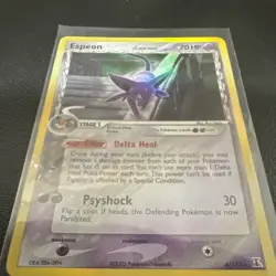 Espeon 4/113 2005 Holo Rare 70 HP Delta Species Pokemon TCG Card English - Image 3