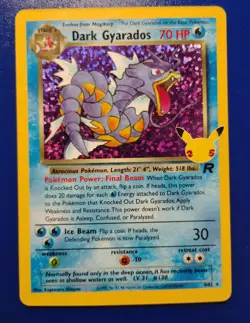 Pokemon TCG Dark Gyarados Holo Rare Card 8/82 25th Anniversary Celebrations - Image 1