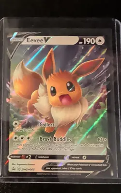 Eevee V SWSH065 SWSH: Sword & Shield Promo Cards Holo - Image 1