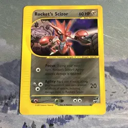 Rocket's Scizor Best of Game non-holo RARE 2002 Promo #4 Card - Image 3