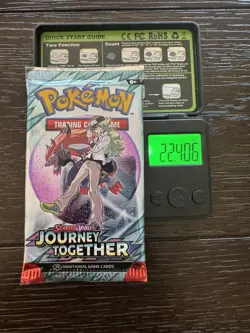 (HEAVY)🔥 22.41g Pokemon TCG Cards Journey Together Booster Pack Factory Sealed✅ - Image 1