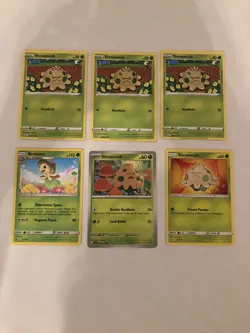 Lot Of 6 Shroomish and Breloom Pokemon Cards - Image 1