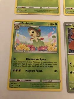 Lot Of 6 Shroomish and Breloom Pokemon Cards - Image 2