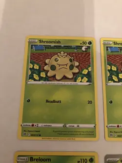 Lot Of 6 Shroomish and Breloom Pokemon Cards - Image 3