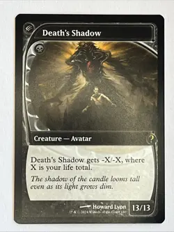 MTG Magic the Gathering Death's Shadow (180/390) Mystery Booster 2 NM - Image 1