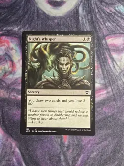 Night's Whisper Commander: Innistrad: Crimson Vow Regular - Image 1