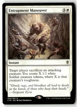 Entrapment Maneuver 2 Rare Commander 2016 Magic: The Gathering Near Mint - Image 1