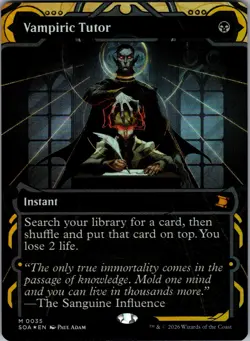 MTG Vampiric Tutor - FOIL - Secrets of Strixhaven: Mystical Archive - 0035 - SOA - Image 1