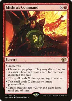 MTG Mishra's Command ** The Brothers' War ** English (NM) - Image 1