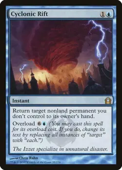 Cyclonic Rift - Foil Return to Ravnica LP MTG - Image 1
