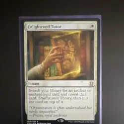 Wizards Enlightened Tutor Eternal Masters White Instant Regular English 2016 MTG - Image 1