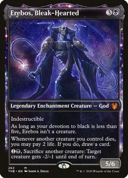 Erebos, Bleak-Hearted - Foil Showcase Theros Beyond Death LP MTG - Image 1