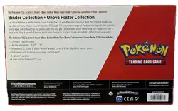 Pokemon Scarle&Violet black bolt binder collection and a unova poster collection - Image 2