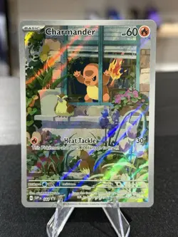 Pokemon Charmander SVP Black Star Holo Card 44 Illustration Rare Promo - Image 1