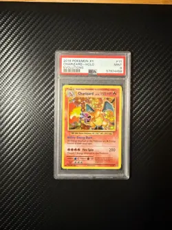2016 Pokemon XY Charizard Holo Evolutions #11 PSA 9 - Image 1