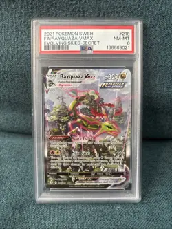 Rayquaza VMAX Alternate Art - PSA 8 - Pokemon TCG - Evolving Skies - Image 1