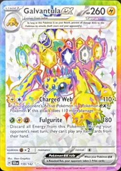 Pokemon Galvantula ex 159/142 Ultra Rare - Stellar Crown - NM - Image 1